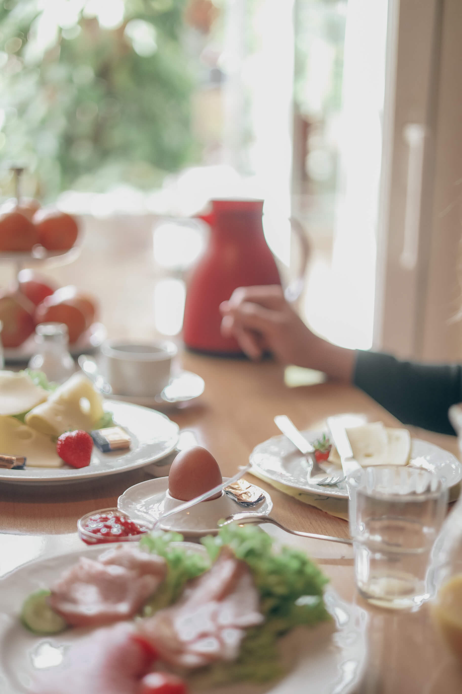 Frühstücksbuffet im Restaurant