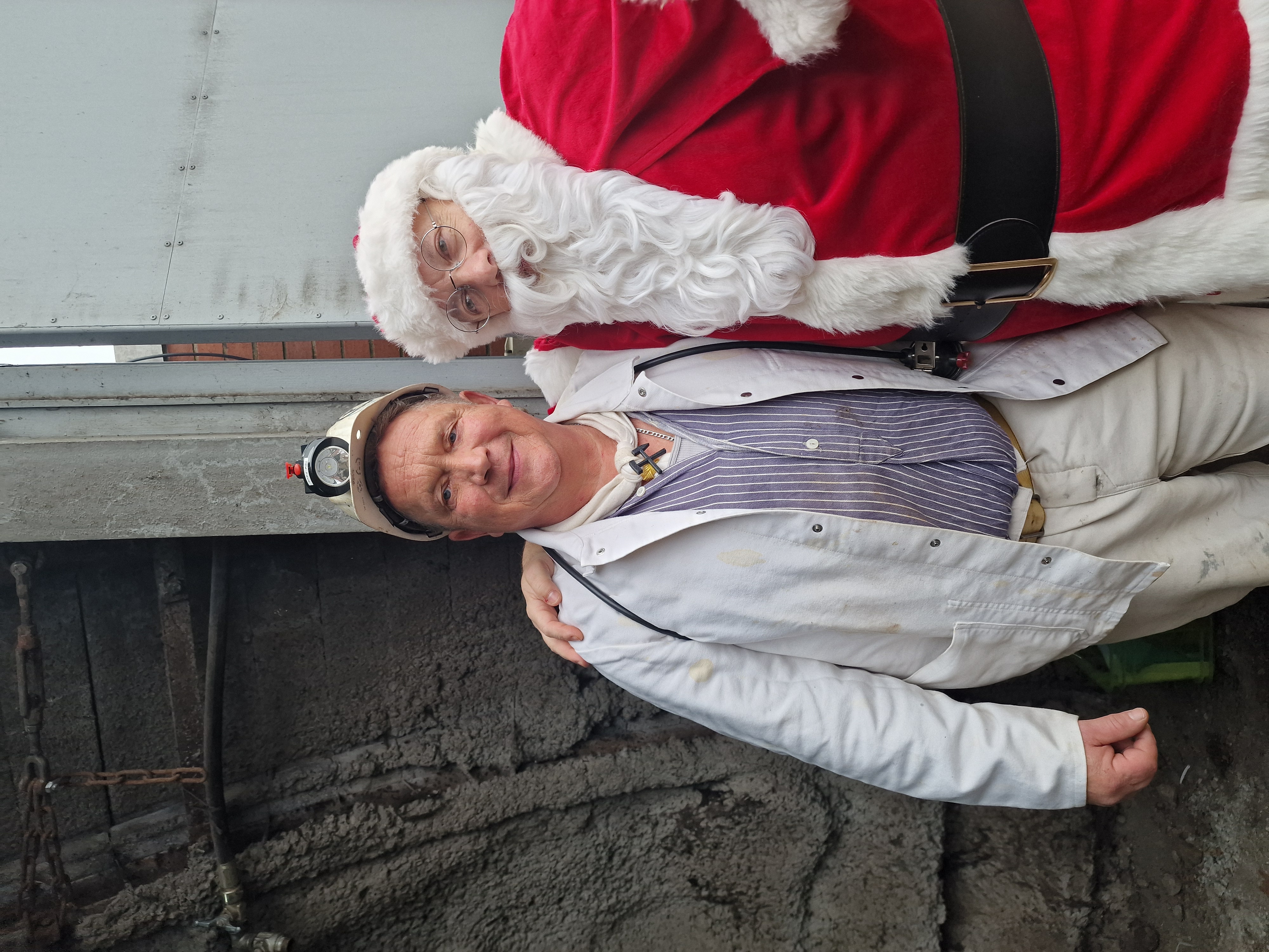 Nikolausbesuch im Übungsbergwerk Recklinghausen